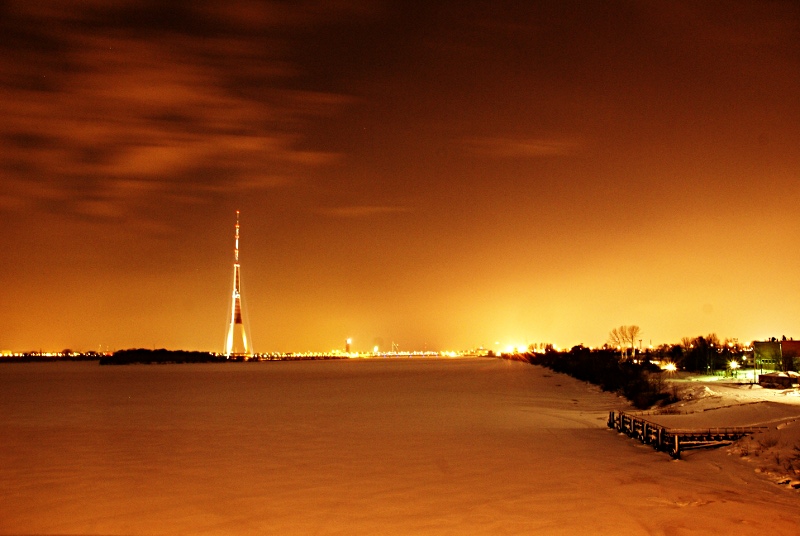 burning city