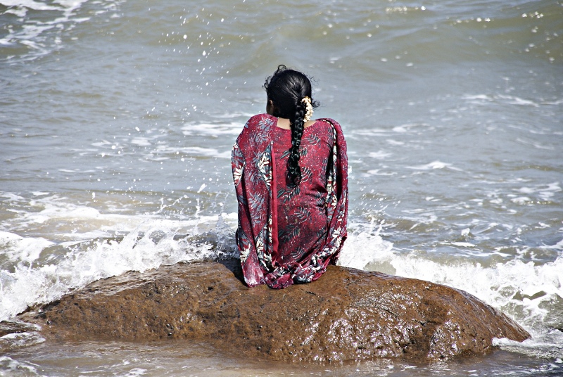 girl and sea