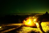 making the tent